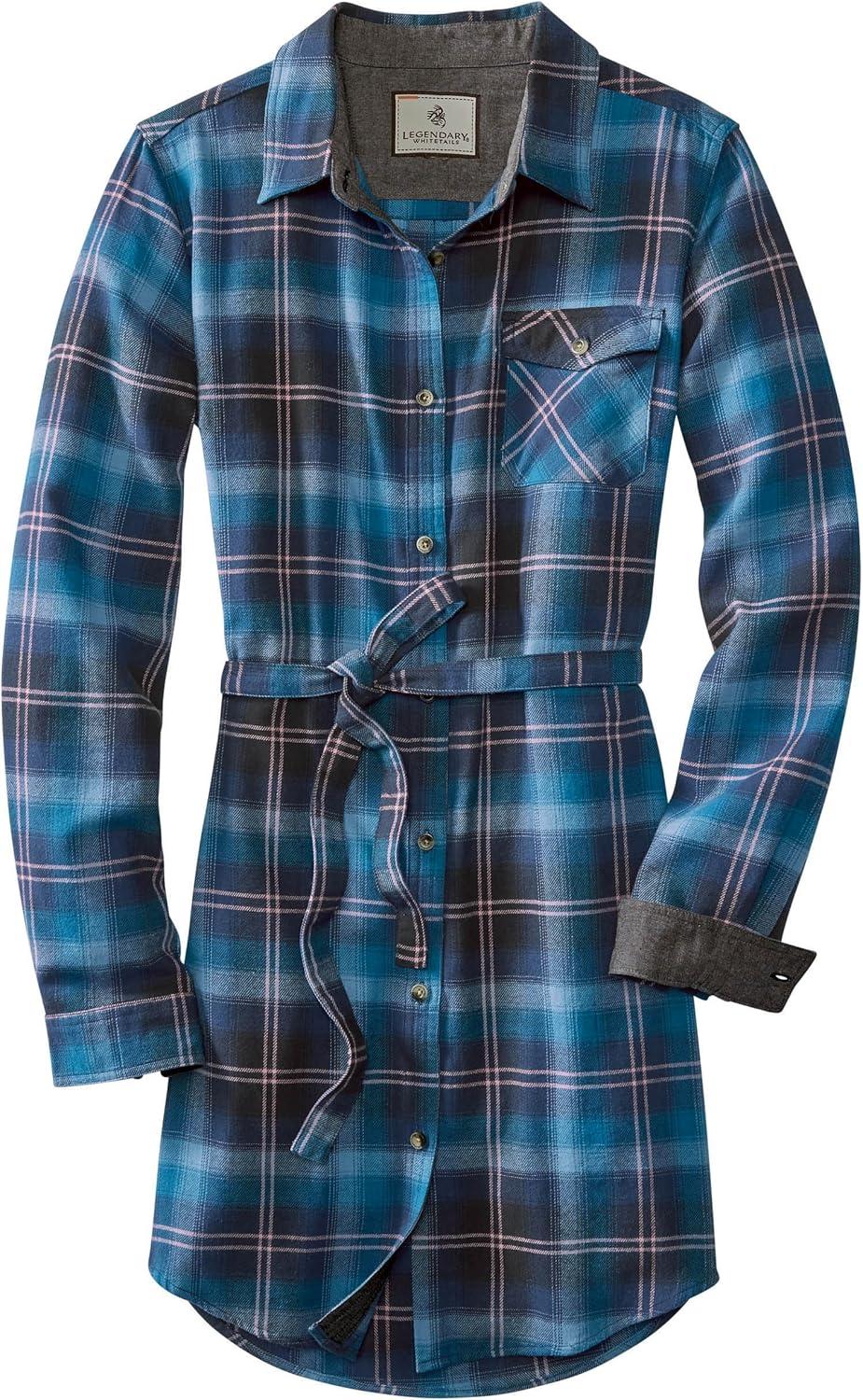 imageLegendary Whitetails womens Open Spaces DressPacific Navy Plaid