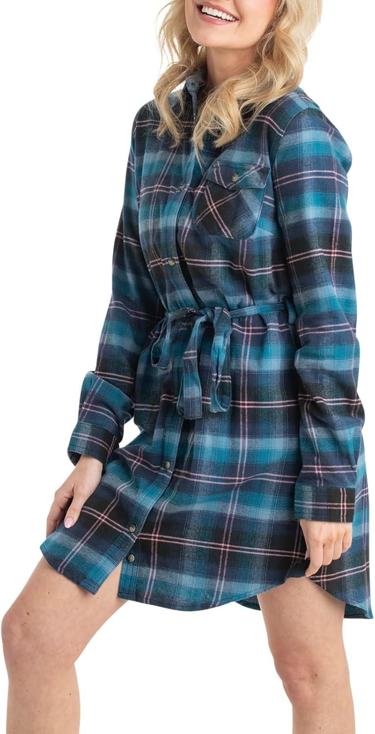 imageLegendary Whitetails womens Open Spaces DressPacific Navy Plaid