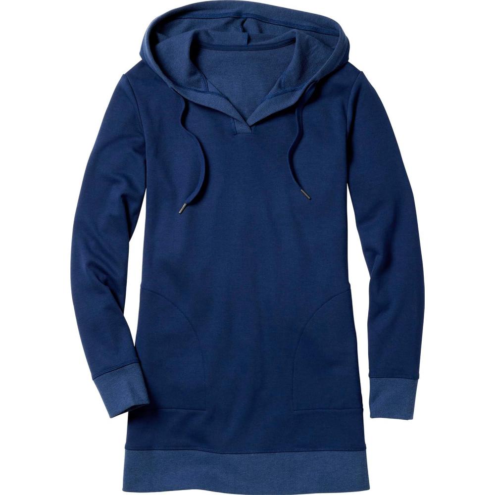imageLegendary Whitetails Womens Long Sleeve Oversized Hoodie Knit Sweatshirt Dress with PocketsCrater Lake Blue