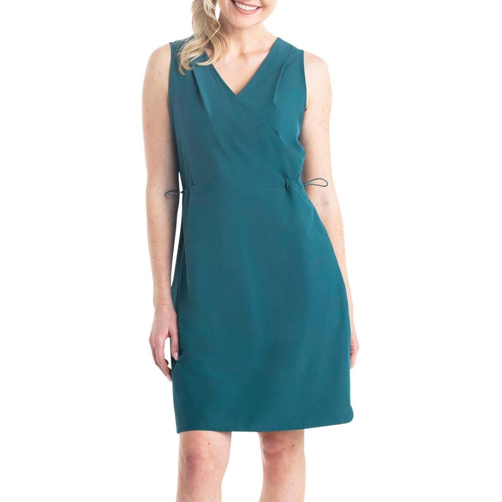 imageLegendary Whitetails Womens Stretch Travel Casual Sleeveless SundressDeep Teal