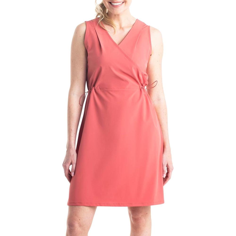 imageLegendary Whitetails Womens Stretch Travel Casual Sleeveless SundressMineral Red