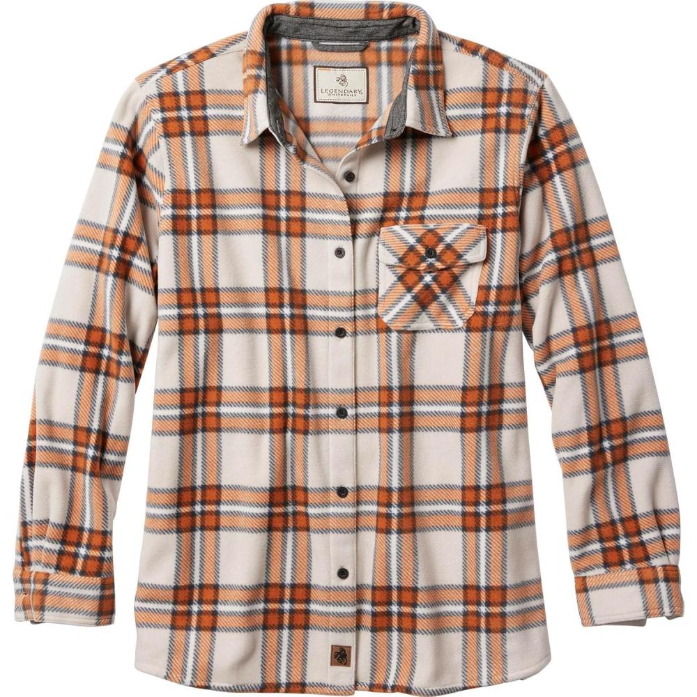 imageLegendary Whitetails Womens Trail Guide Fleece Button Down ShirtLonghorn Plaid