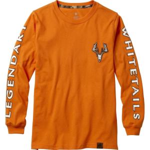 Legendary Whitetails Boys’ Kids Legendary Non-Typical Knit Long Sleeve T-Shirt(Inferno)