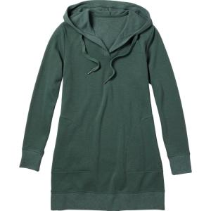 Legendary Whitetails Womens Long Sleeve Oversized Hoodie Knit Sweatshirt Dress with Pockets(Blue Spruce)