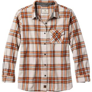 Legendary Whitetails Women’s Trail Guide Fleece Button Down Shirt(Longhorn Plaid)