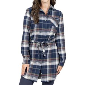 Legendary Whitetails womens Open Spaces Dress(Navy Army Plaid)