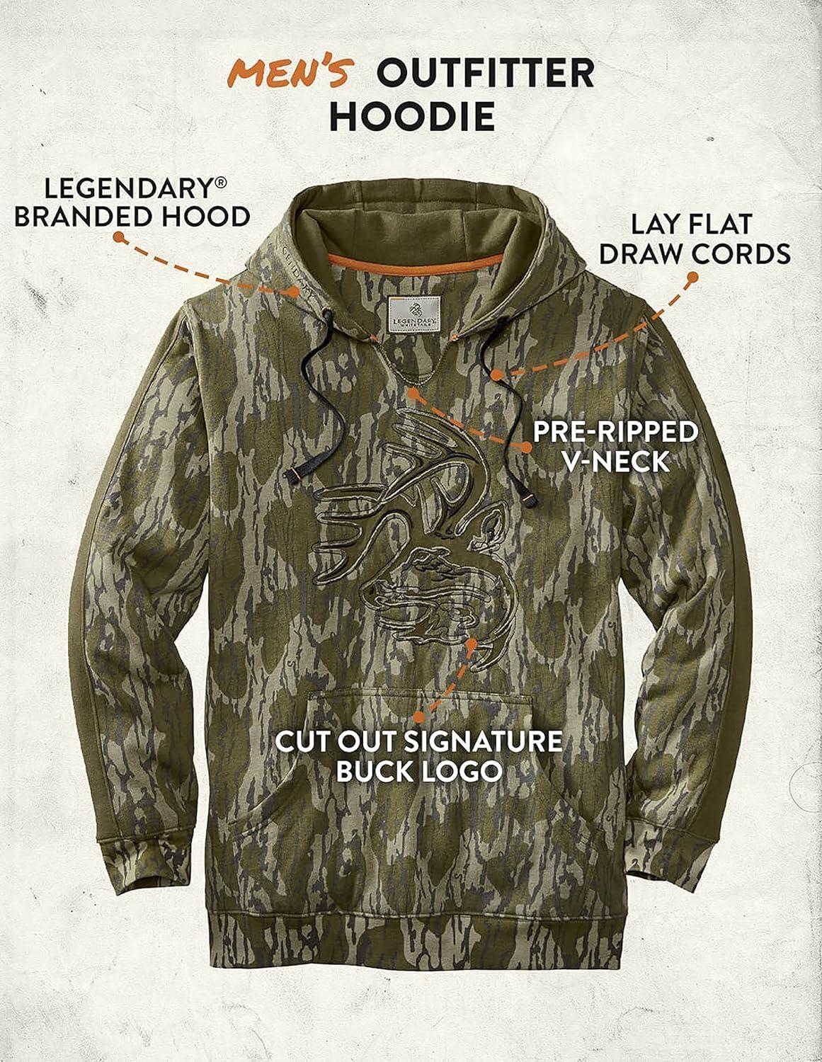 imageLegendary Whitetails mens HoodieMossy Oak Bottomland
