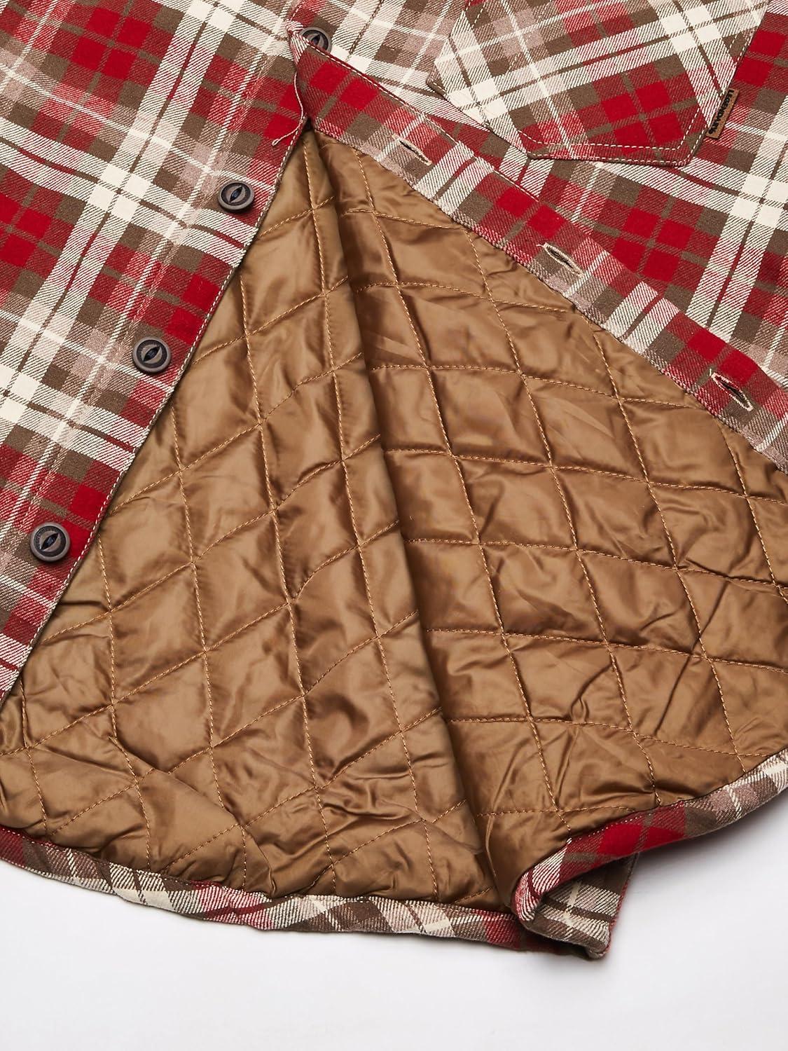 imageLegendary Whitetails mens Woodsman Heavyweight Quilted Shirt JacketWaterstone Plaid