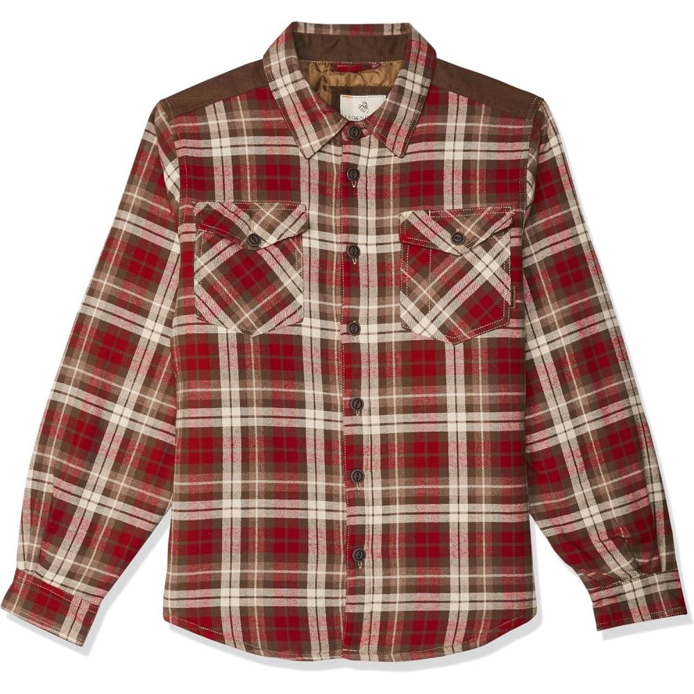 imageLegendary Whitetails mens Woodsman Heavyweight Quilted Shirt JacketWaterstone Plaid