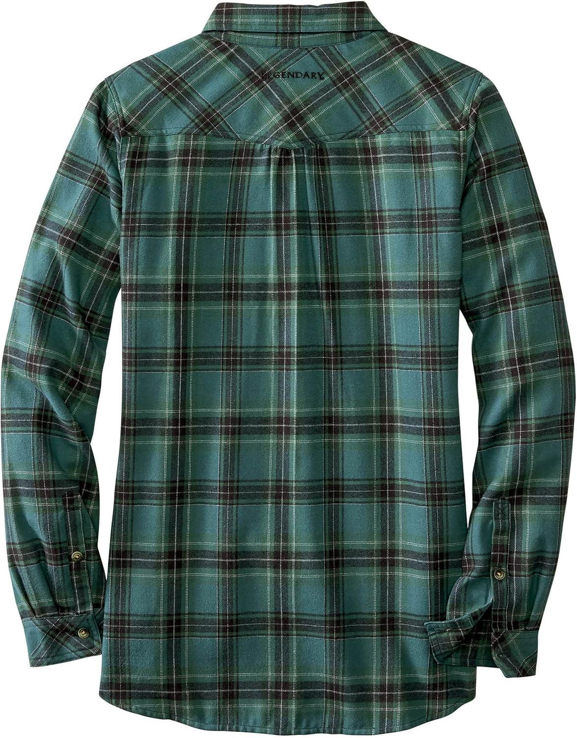 imageLegendary Whitetails Womens Firelight Popover Flannel TunicPine Ridge Plaid