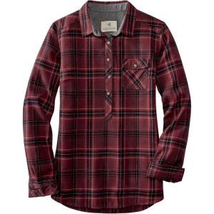 Legendary Whitetails Women’s Firelight Popover Flannel Tunic(Autumn Maple Plaid)