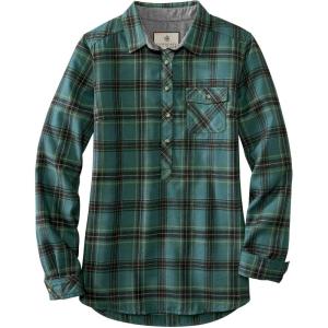 Legendary Whitetails Women’s Firelight Popover Flannel Tunic(Pine Ridge Plaid)